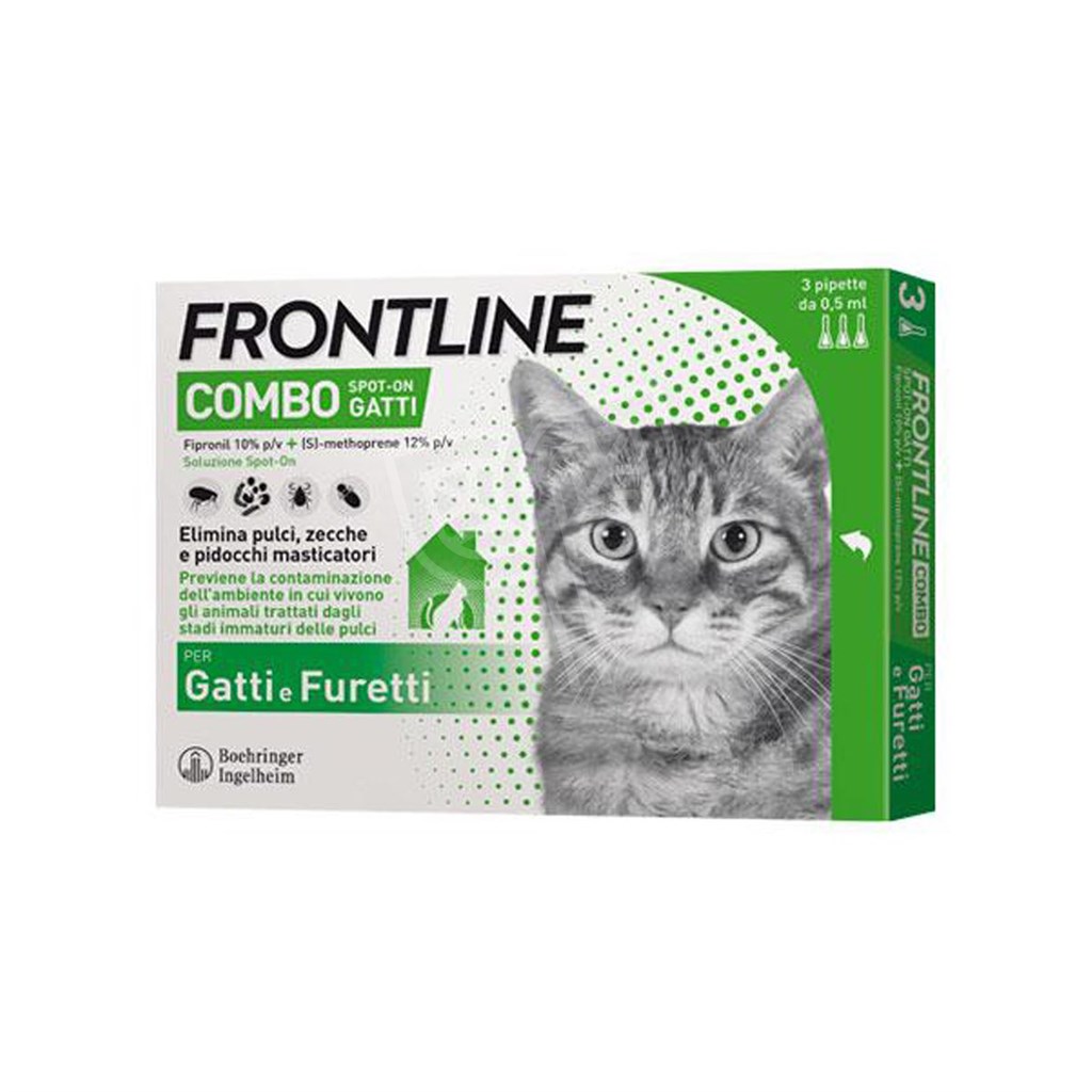 FRONTLINE COMBO GATTI - 3 PIPETTE